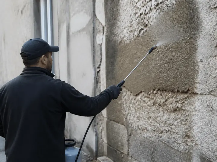 Traitement hydrofuge façade en spray (Aquabarrier) : est-il vraiment efficace ?