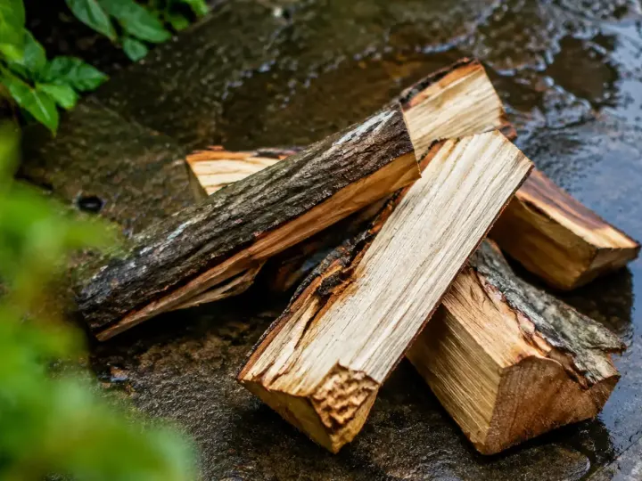 Un bois qui ne brûle pas dans la cheminée, le détail du stockage à corriger avant le premier feu
