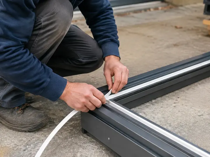 Les joints de fenêtres fatigués laissent entrer le froid, un remplacement simple à faire un après-midi