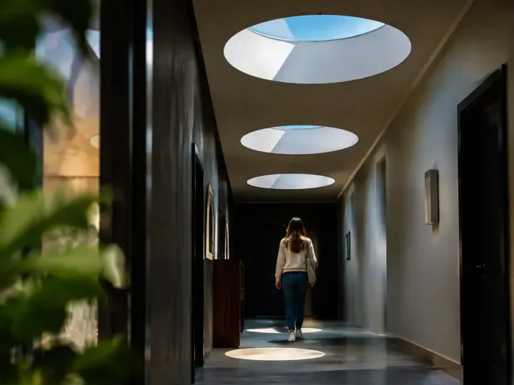Un puits de lumière dans le couloir sombre, l&rsquo;astuce de rénovation qui change l&rsquo;ambiance de la maison